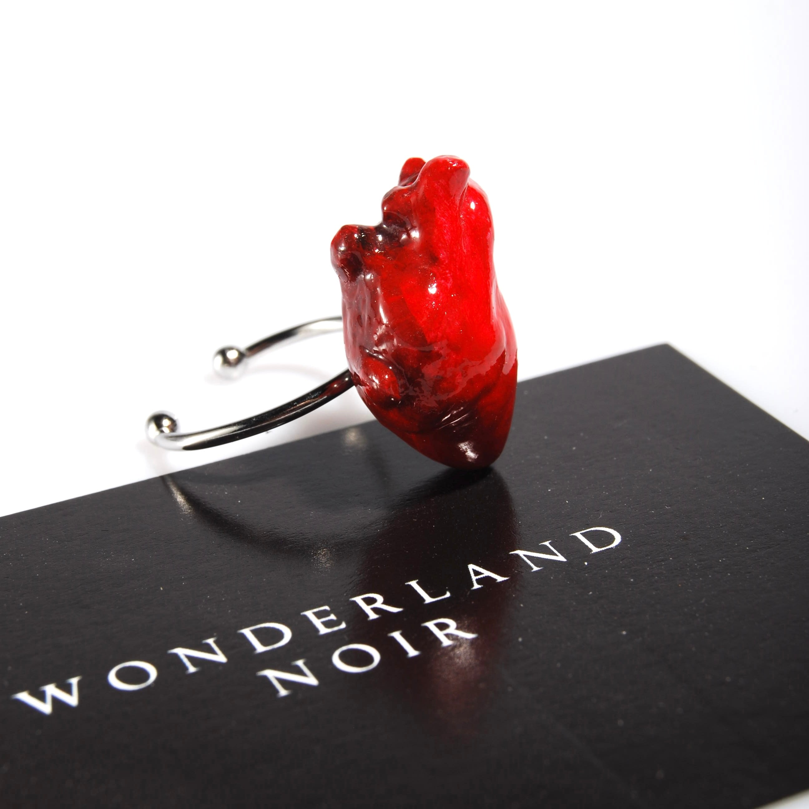 Anello Cuore Anatomico - Base Sottile