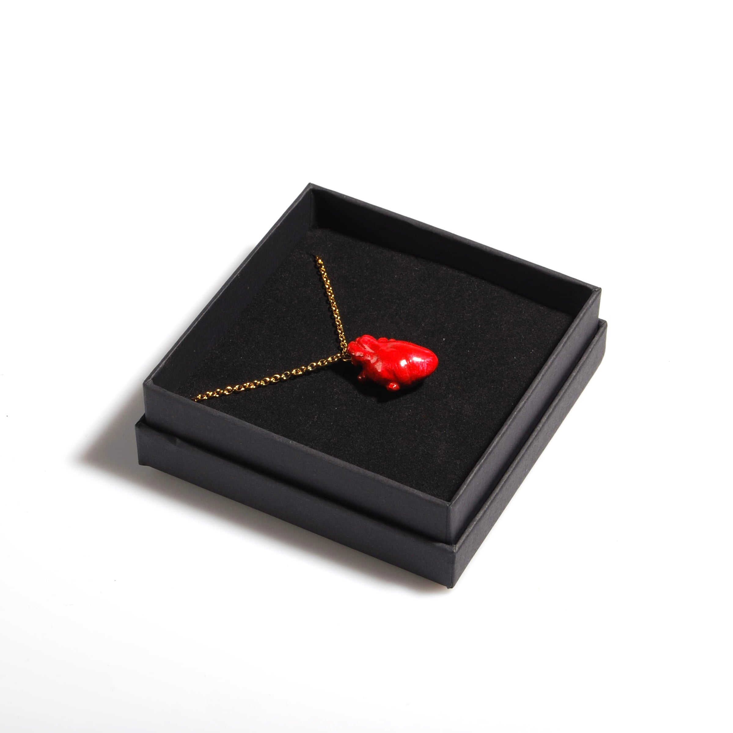 Collana Cuore Anatomico - Catena Sottile