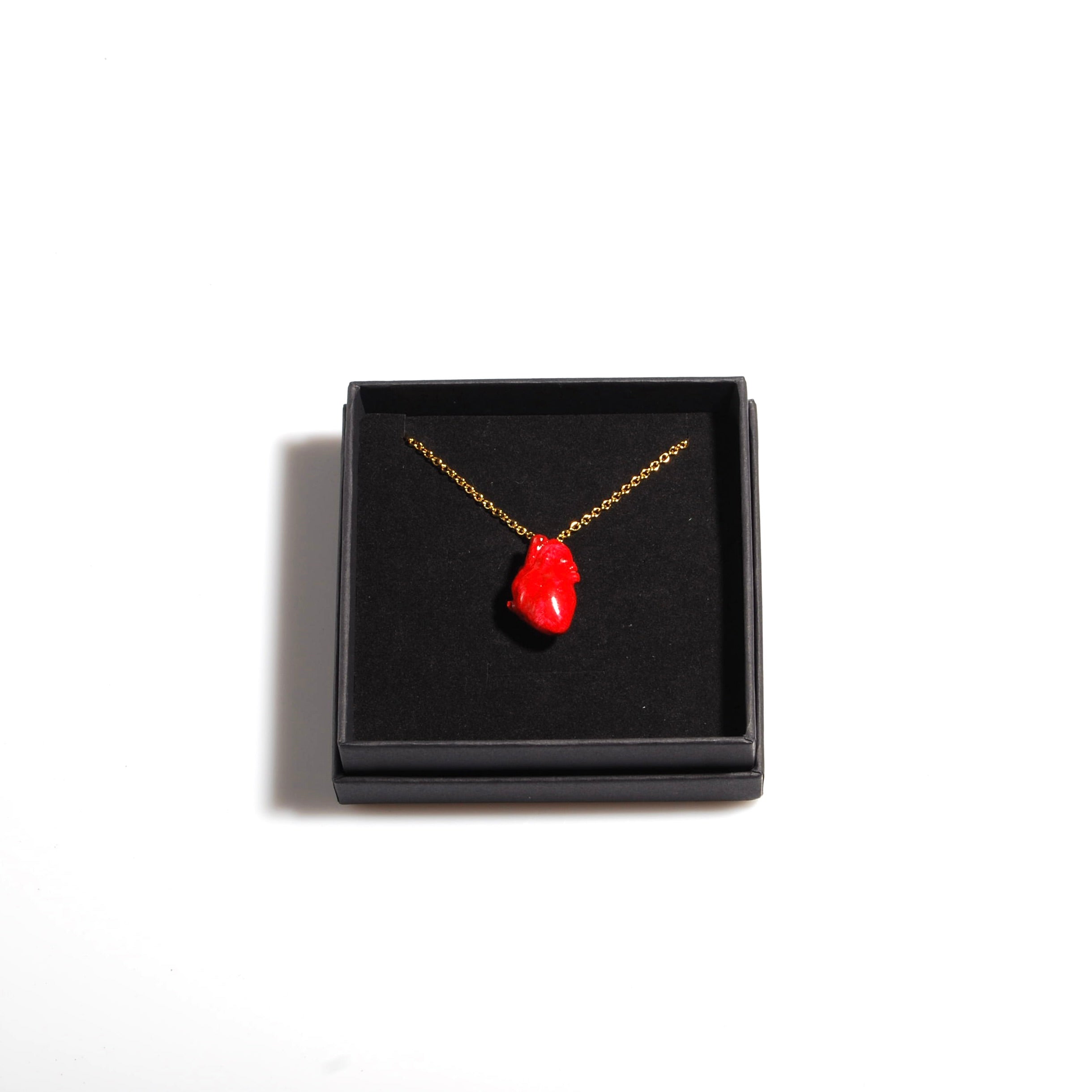 Collana Cuore Anatomico - Catena Sottile