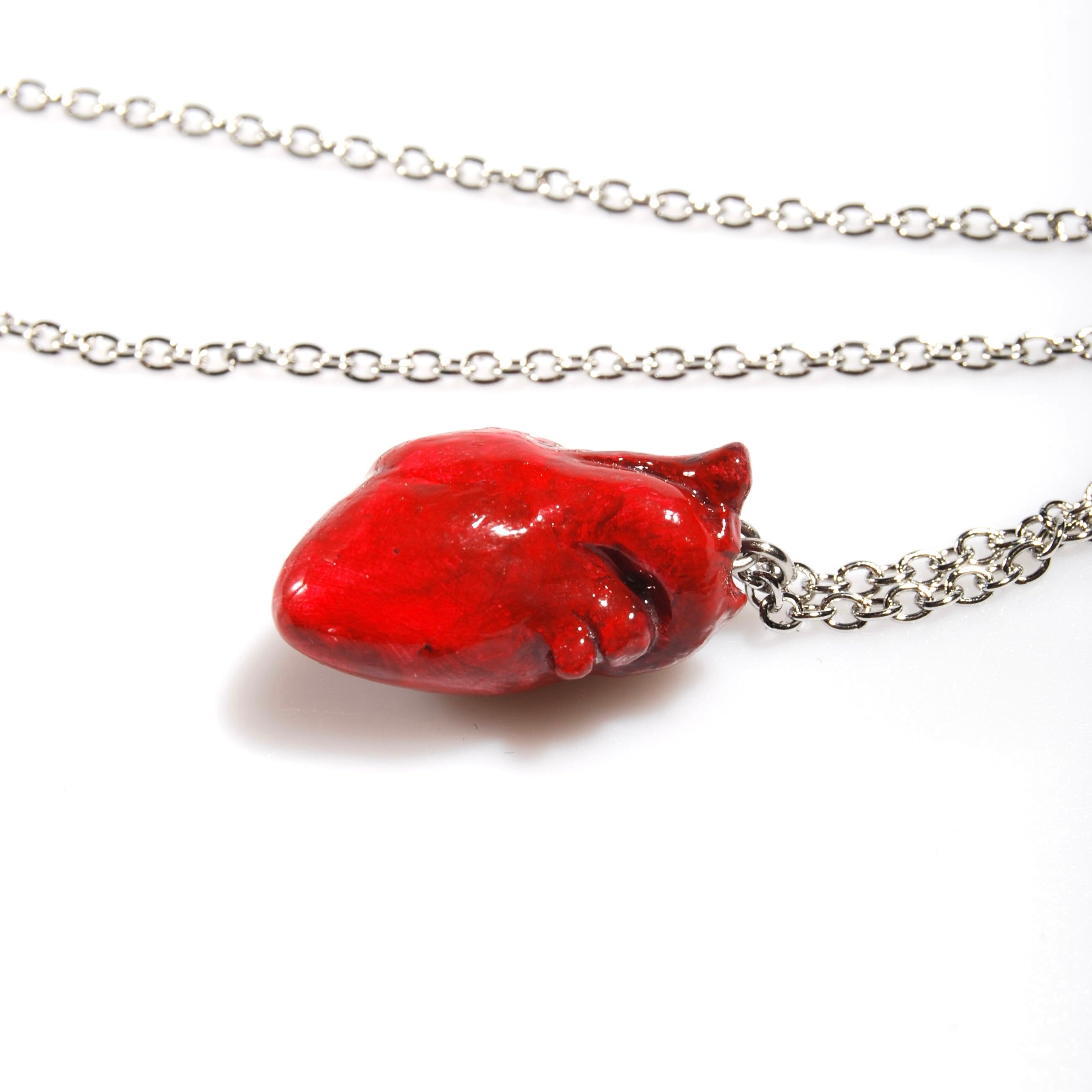 Collana Cuore Anatomico - Catena Sottile