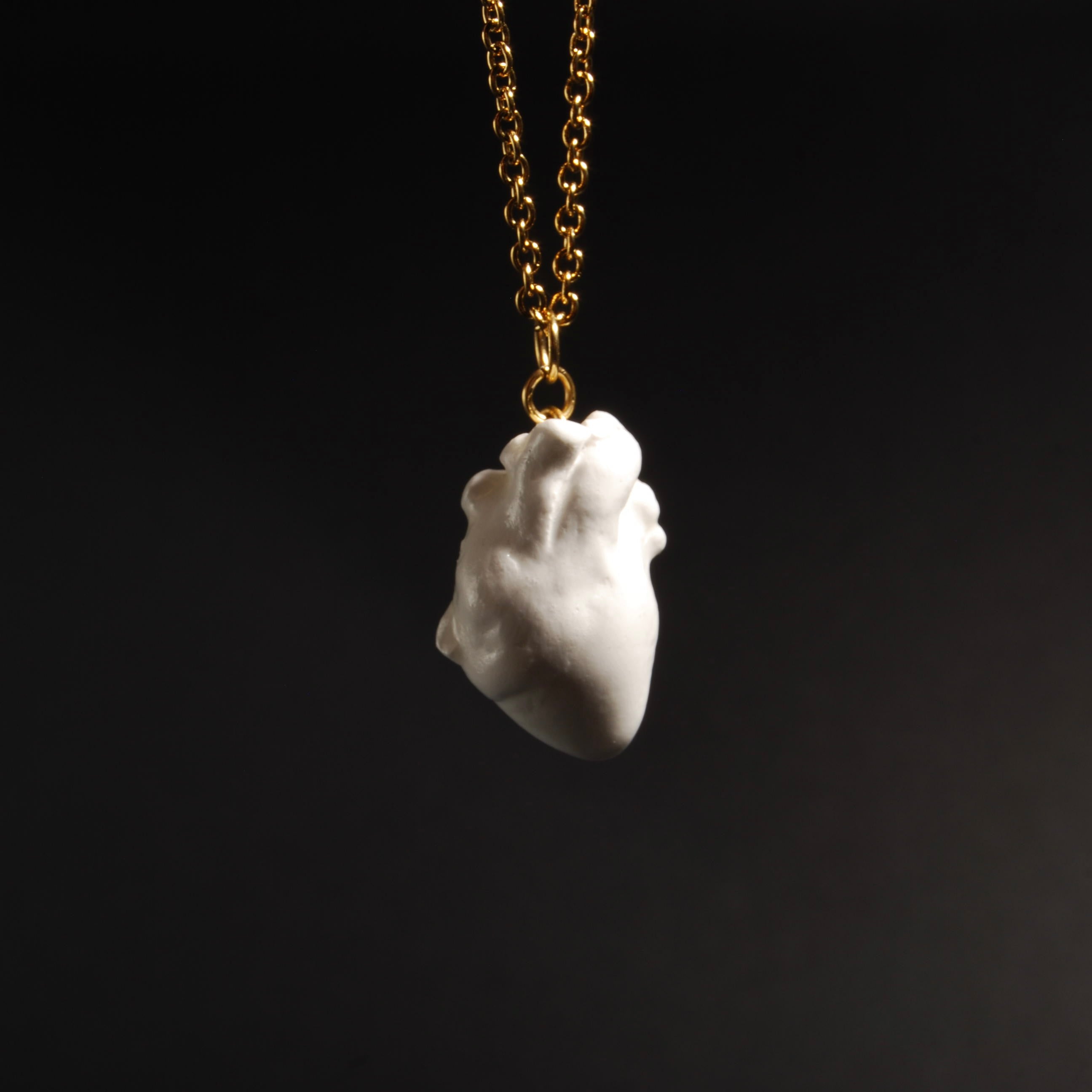 Collana Cuore Anatomico - Catena Sottile
