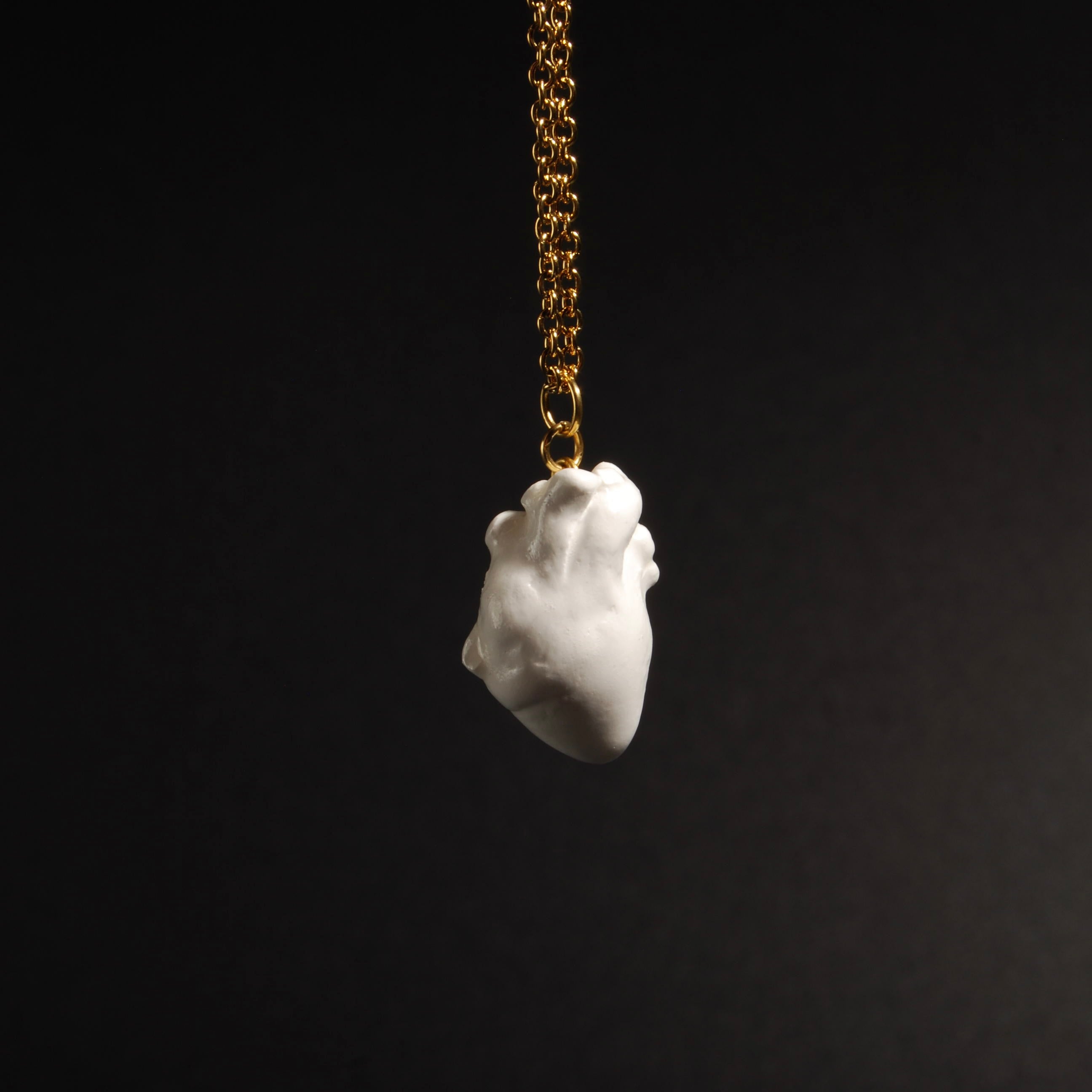 Collana Cuore Anatomico - Catena Sottile