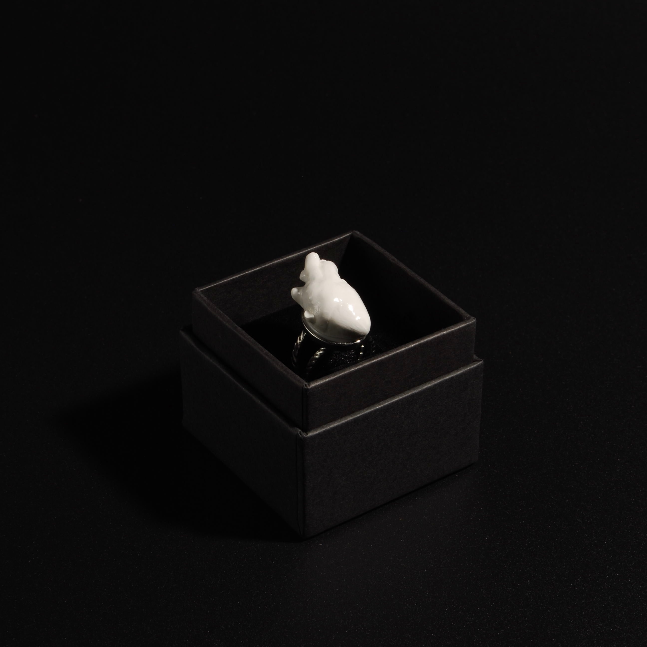 Anello Cuore Anatomico - Base Doppia