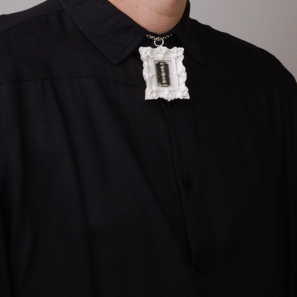 Girocollo Cornice Lametta