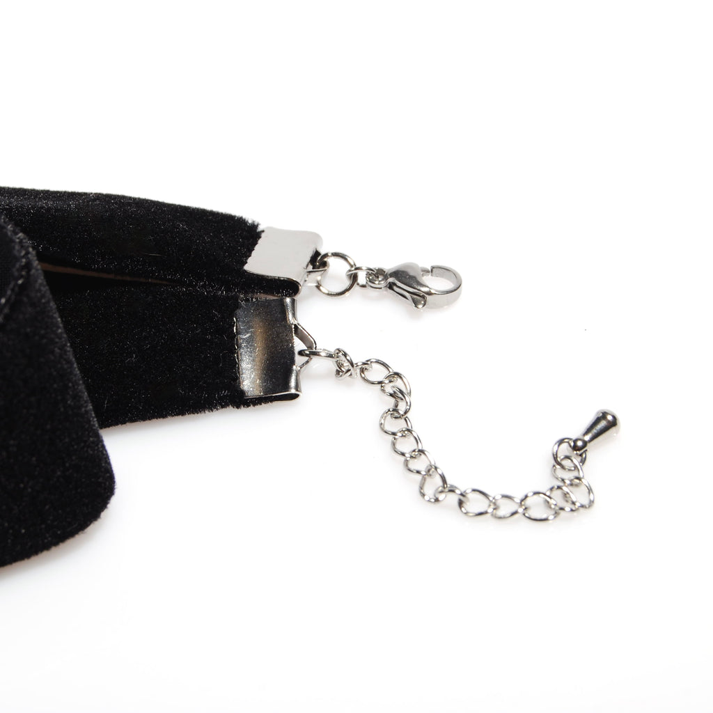 Choker Pendente Medusa Medio - Velluto Nero