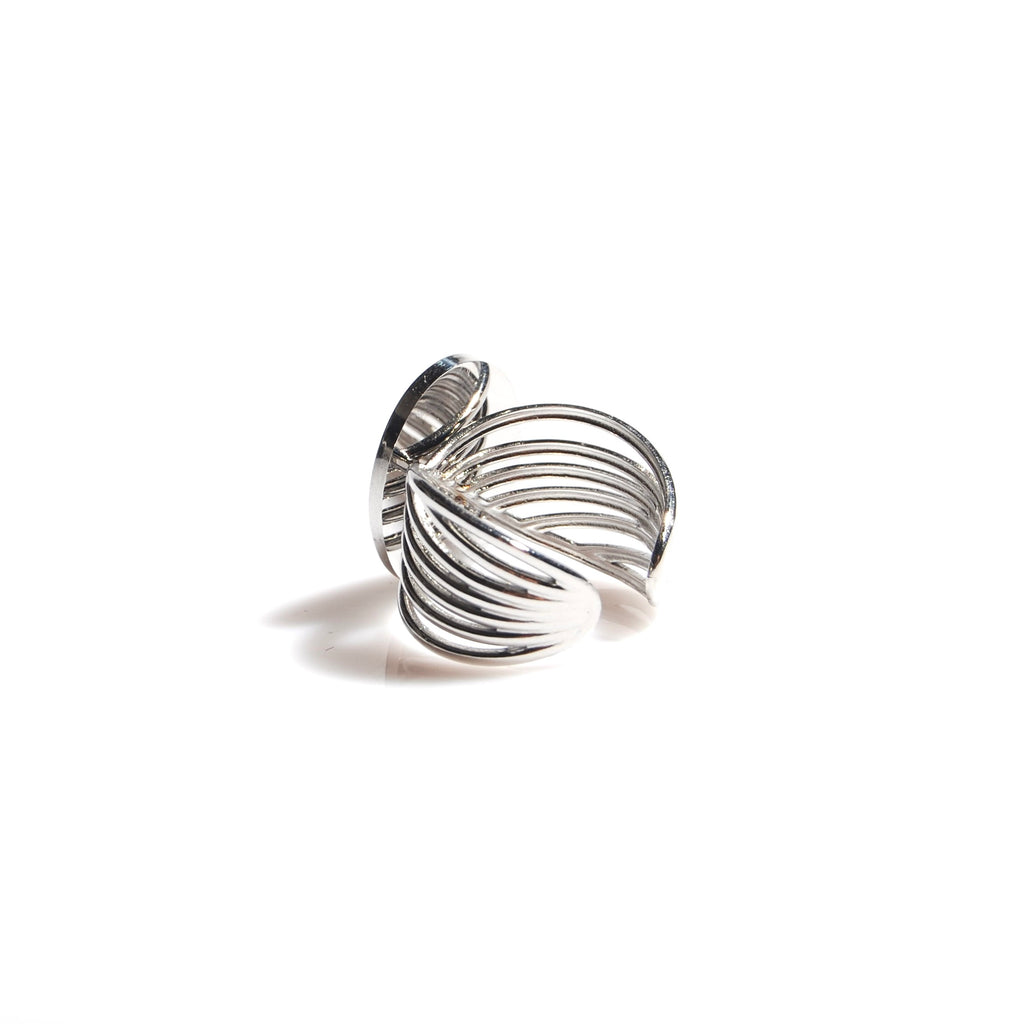 Anello base multipla con ovale, particolare della base