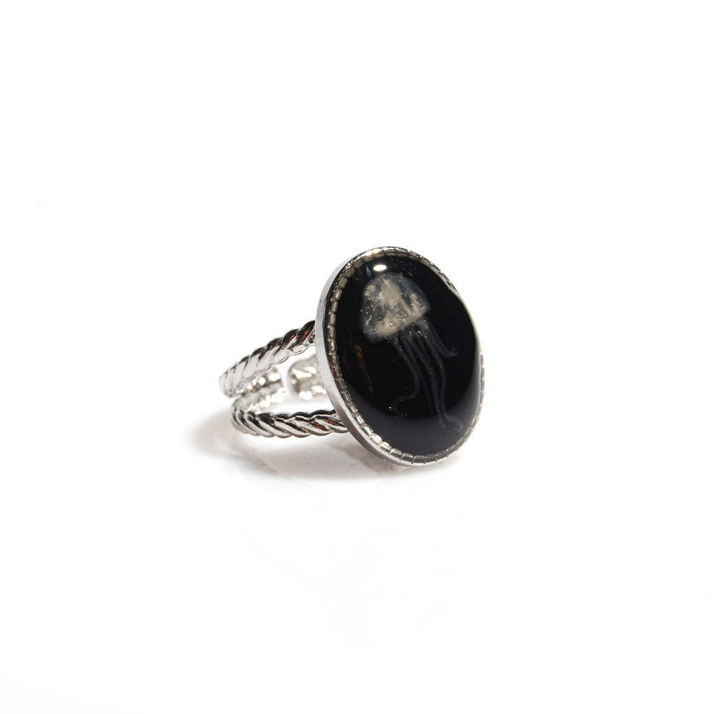Anello Medusa Ovale Piccolo - Base Doppia