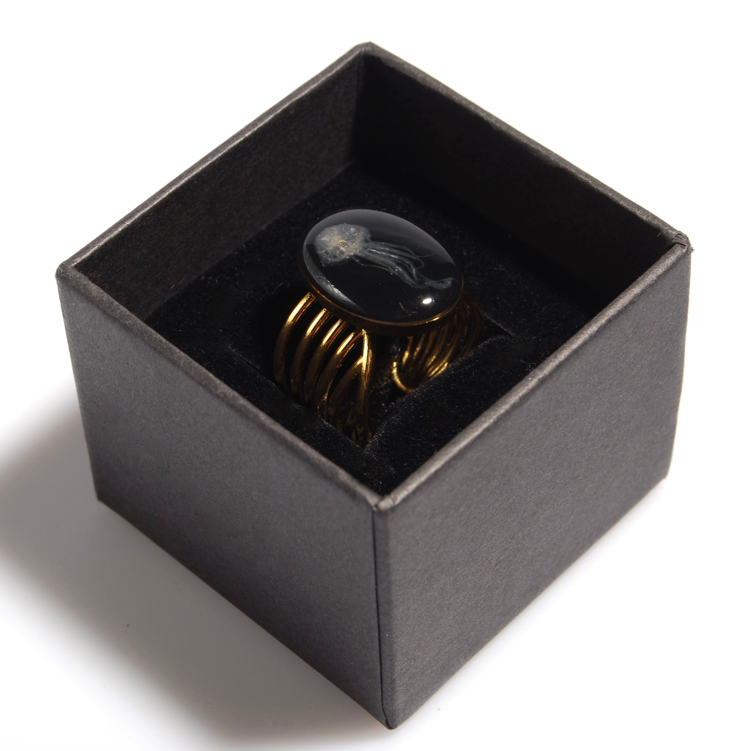 Anello Medusa Ovale Piccolo - Base Larga