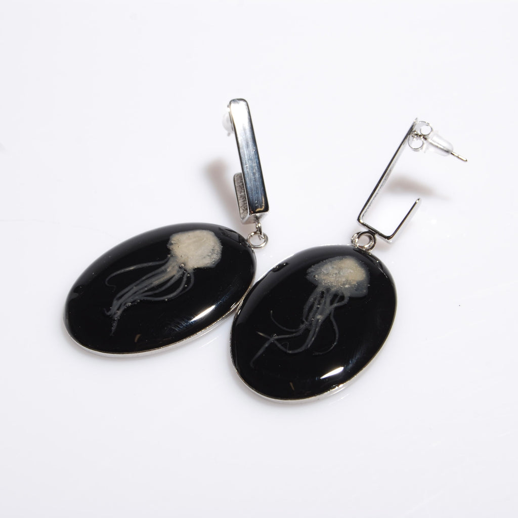 Orecchini Meduse Ovali Grandi - Perno Rettangolare