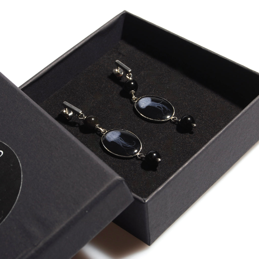 Orecchini Meduse Ovali Piccoli - Perno Piccolo