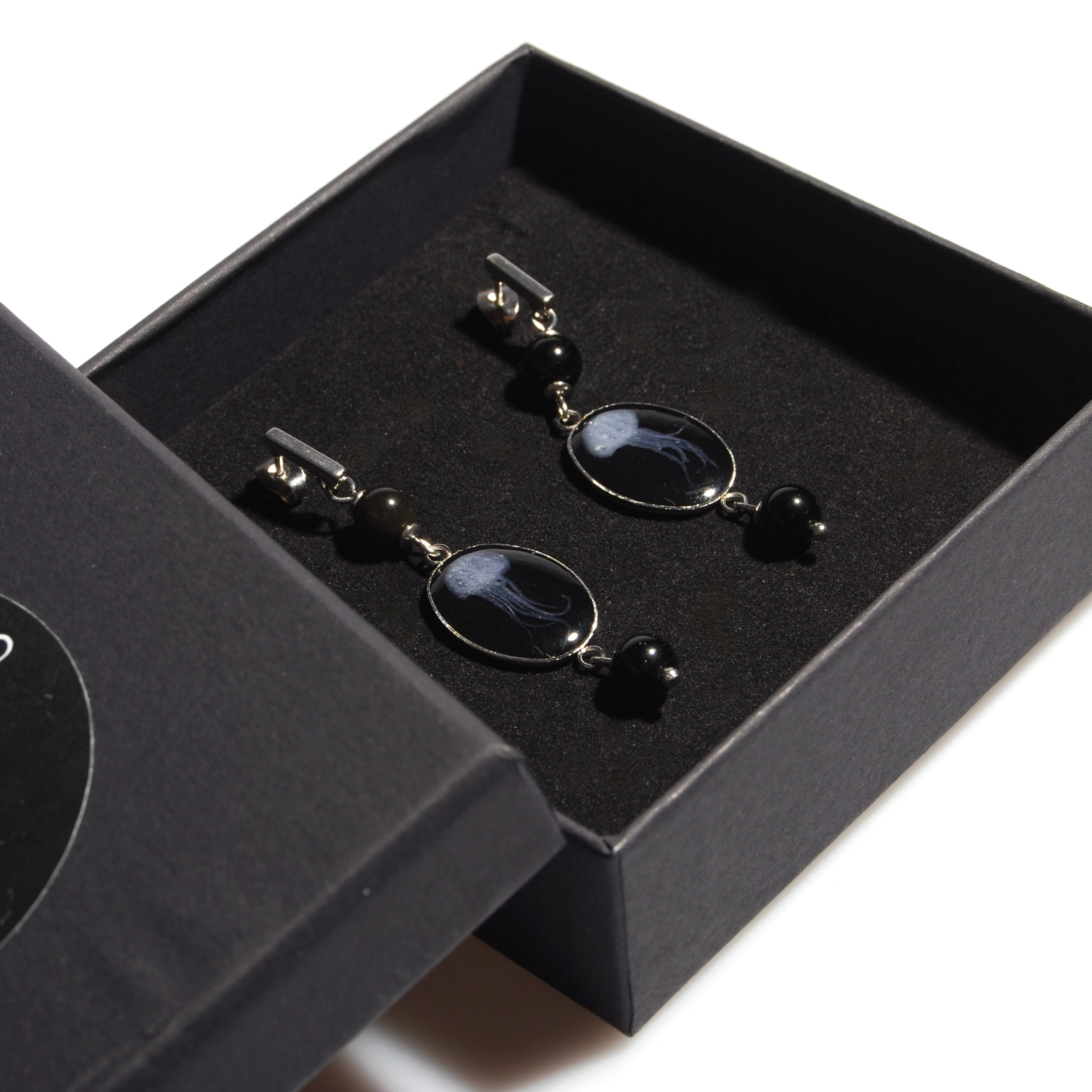 Orecchini Meduse Ovali Piccoli - Perno Piccolo