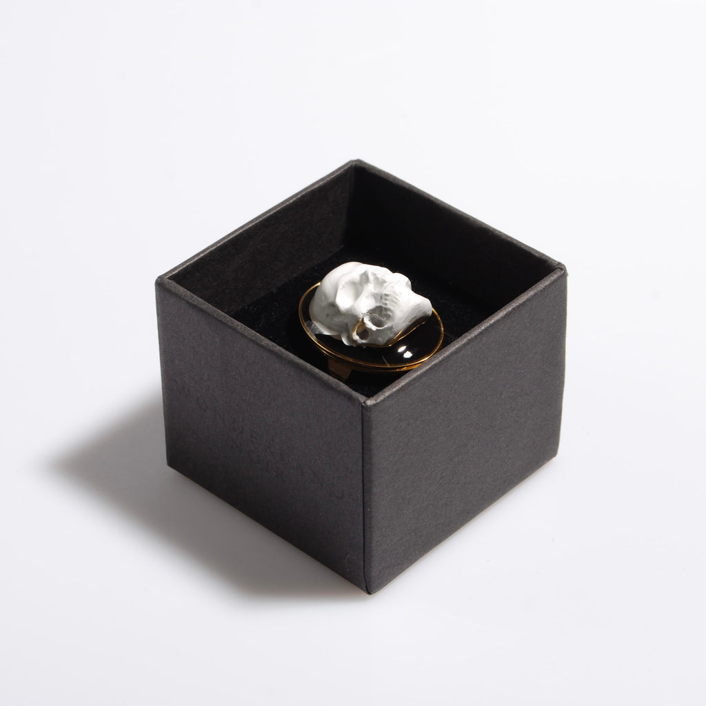 Anello Teschio Cammeo