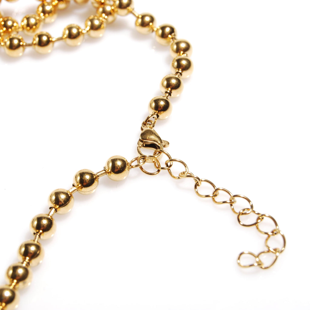 Collana Cuore Anatomico - Catena Maglie a Sfera