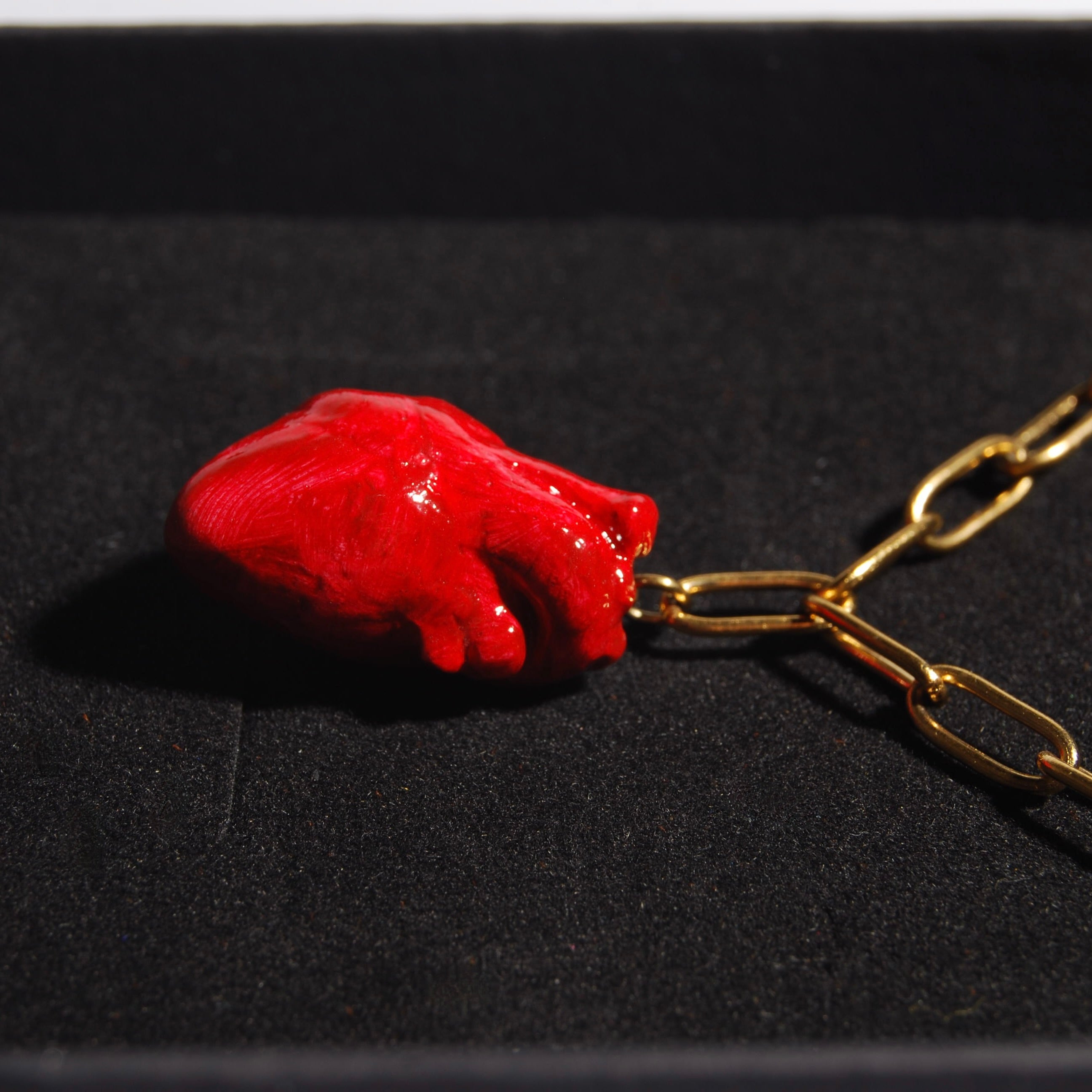 Collana Cuore Anatomico - Catena Rettangolare