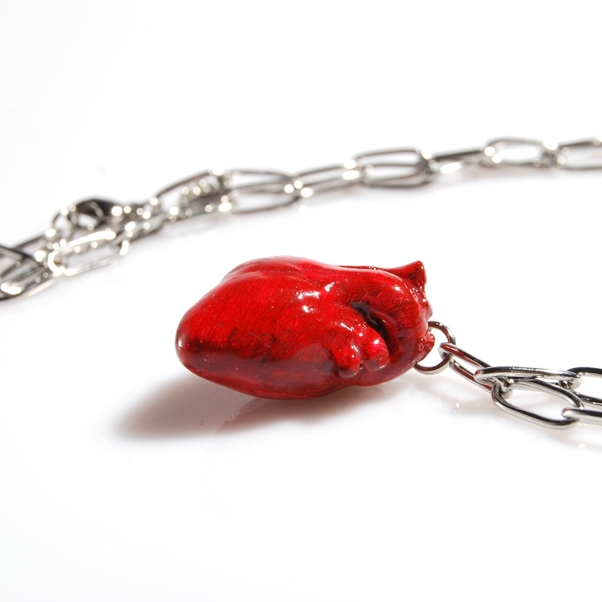 Collana Cuore Anatomico - Catena Rettangolare