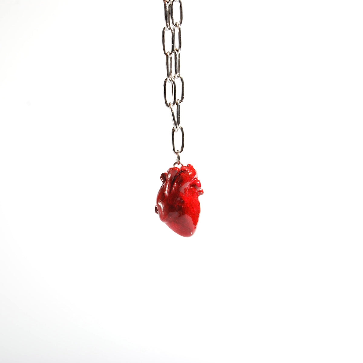 Collana Cuore Anatomico - Catena Rettangolare