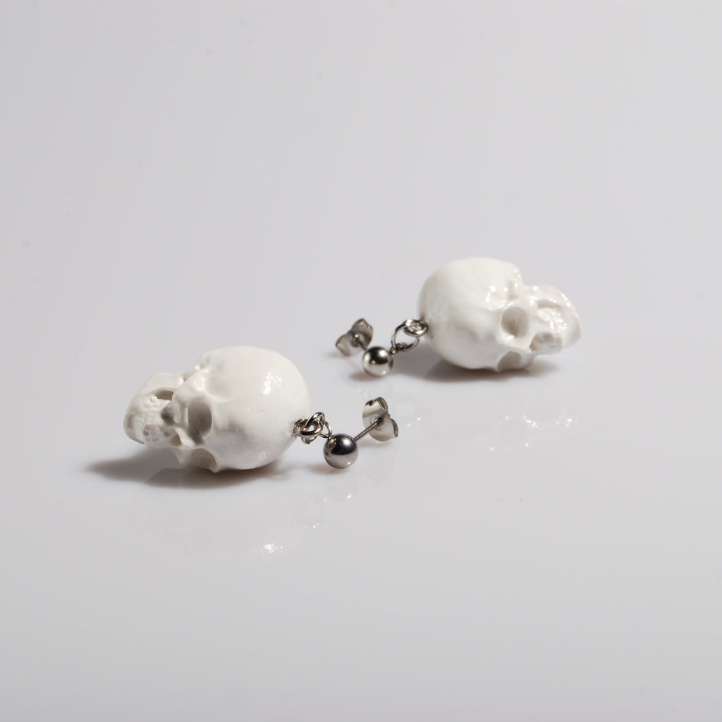 Orecchini Teschio - Perno Sfera