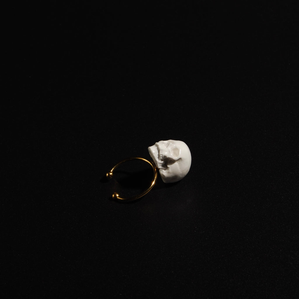 Anello Teschio - Base Sottile