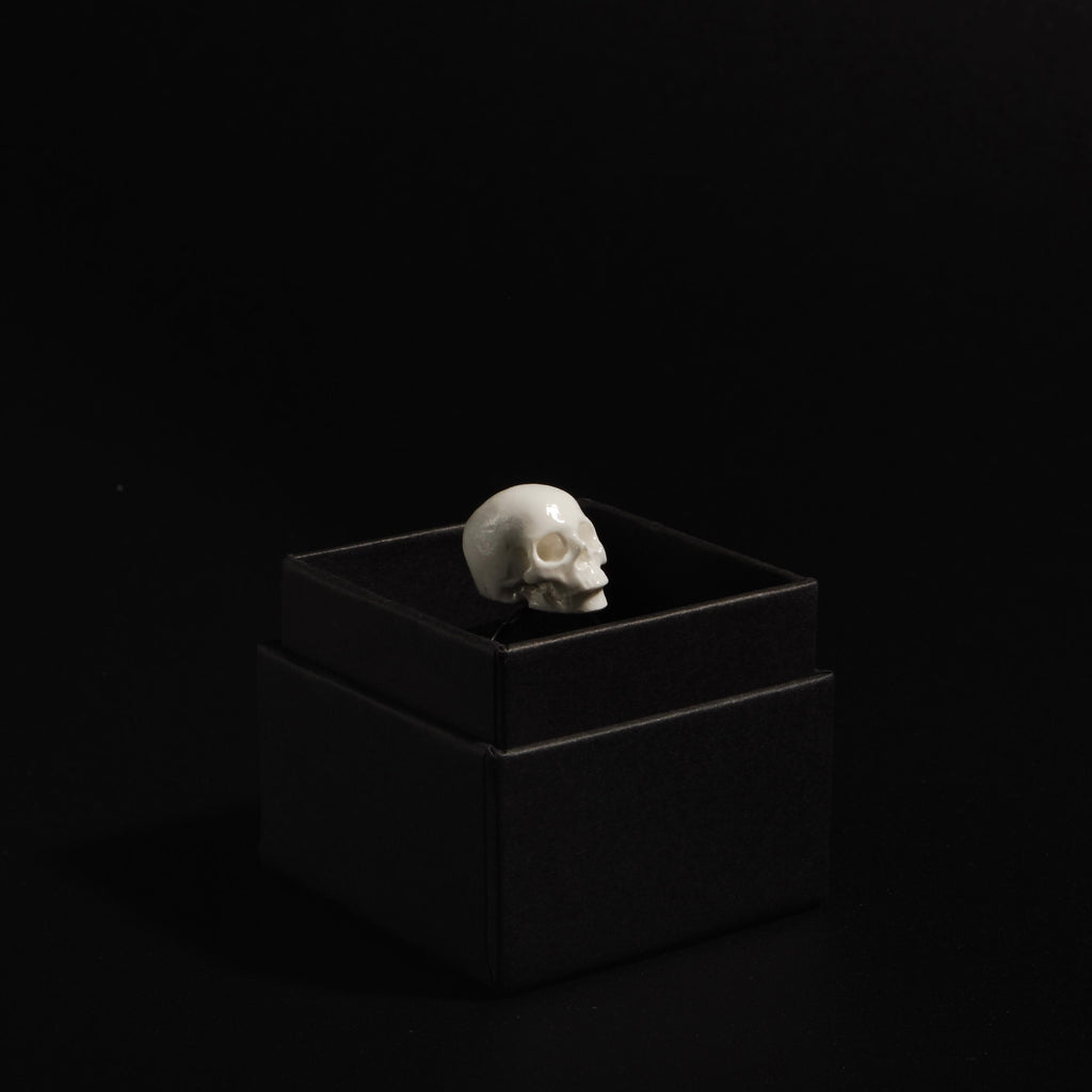 Anello Teschio - Base Sottile
