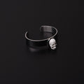 bracciale rigido con teschio cammeo