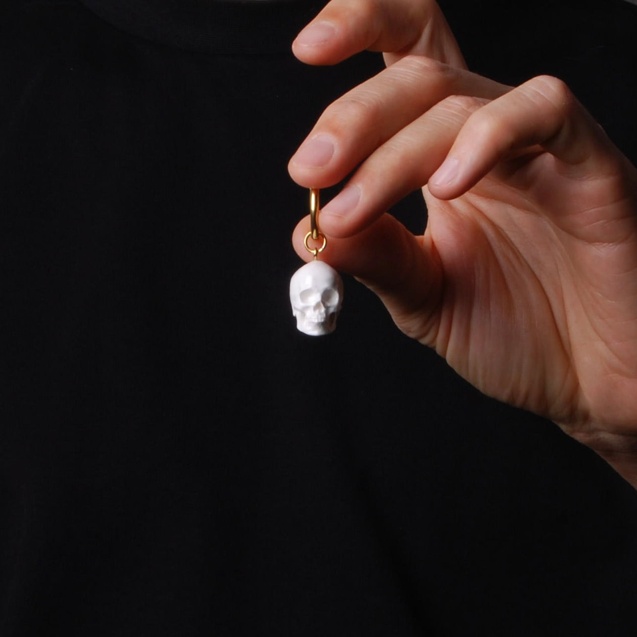 Orecchini Teschio - Cerchio Classico
