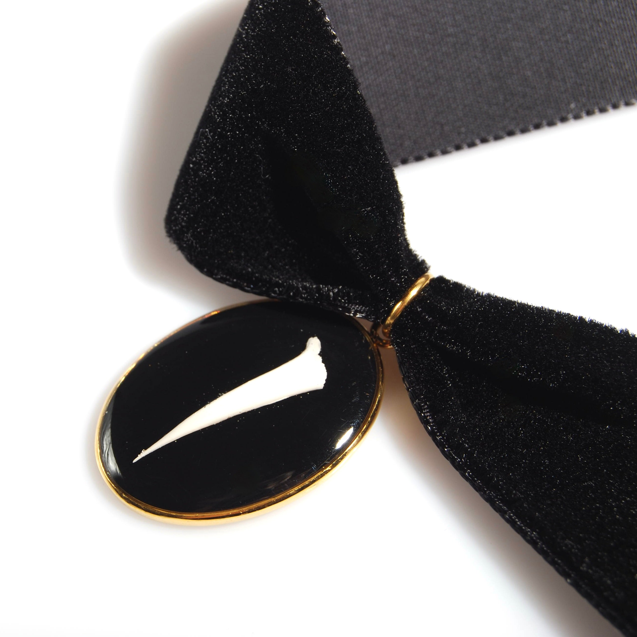 Choker Pendente Spina - Velluto Nero