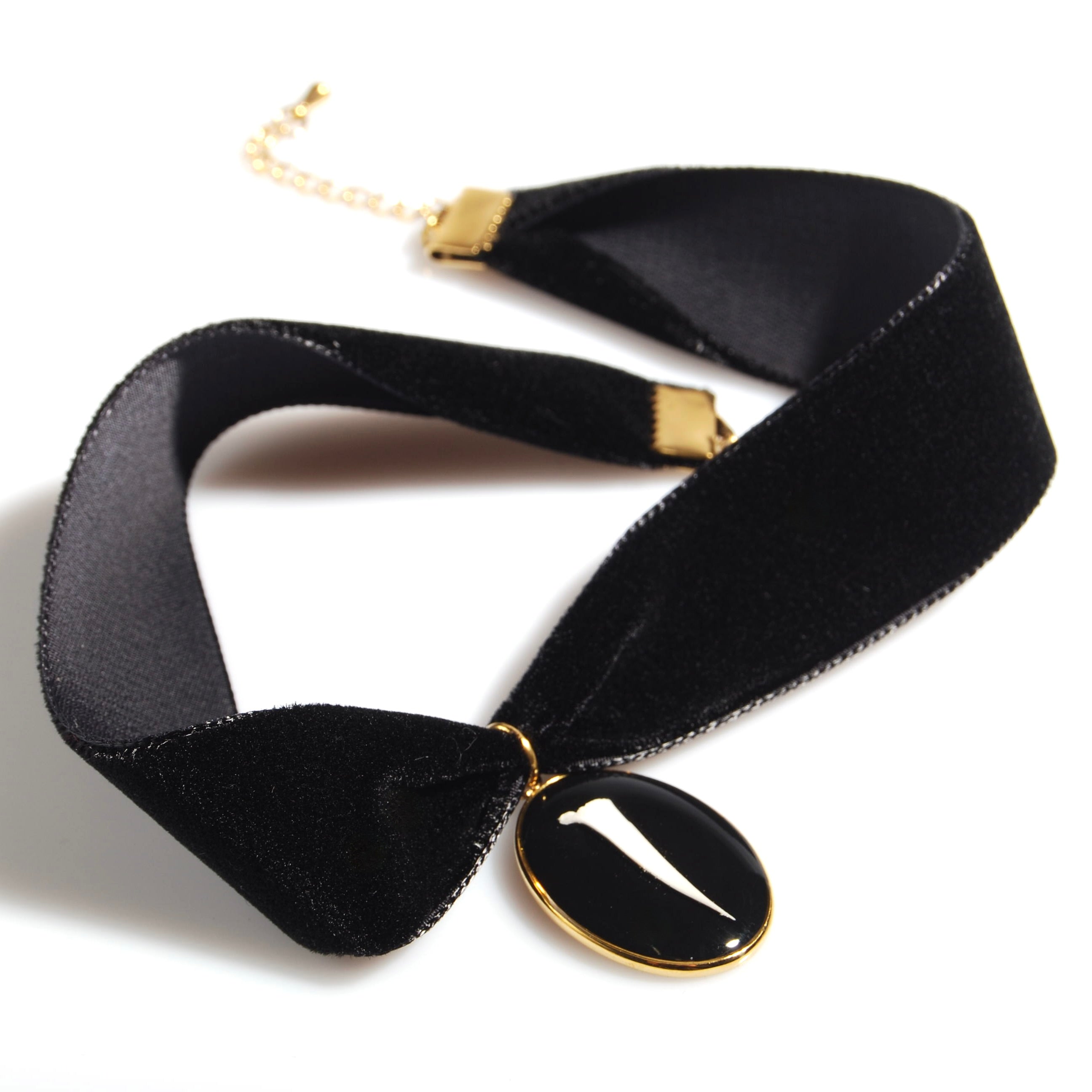 Choker Pendente Spina - Velluto Nero