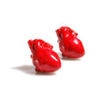 spillette a forma di cuore anatomico rosso