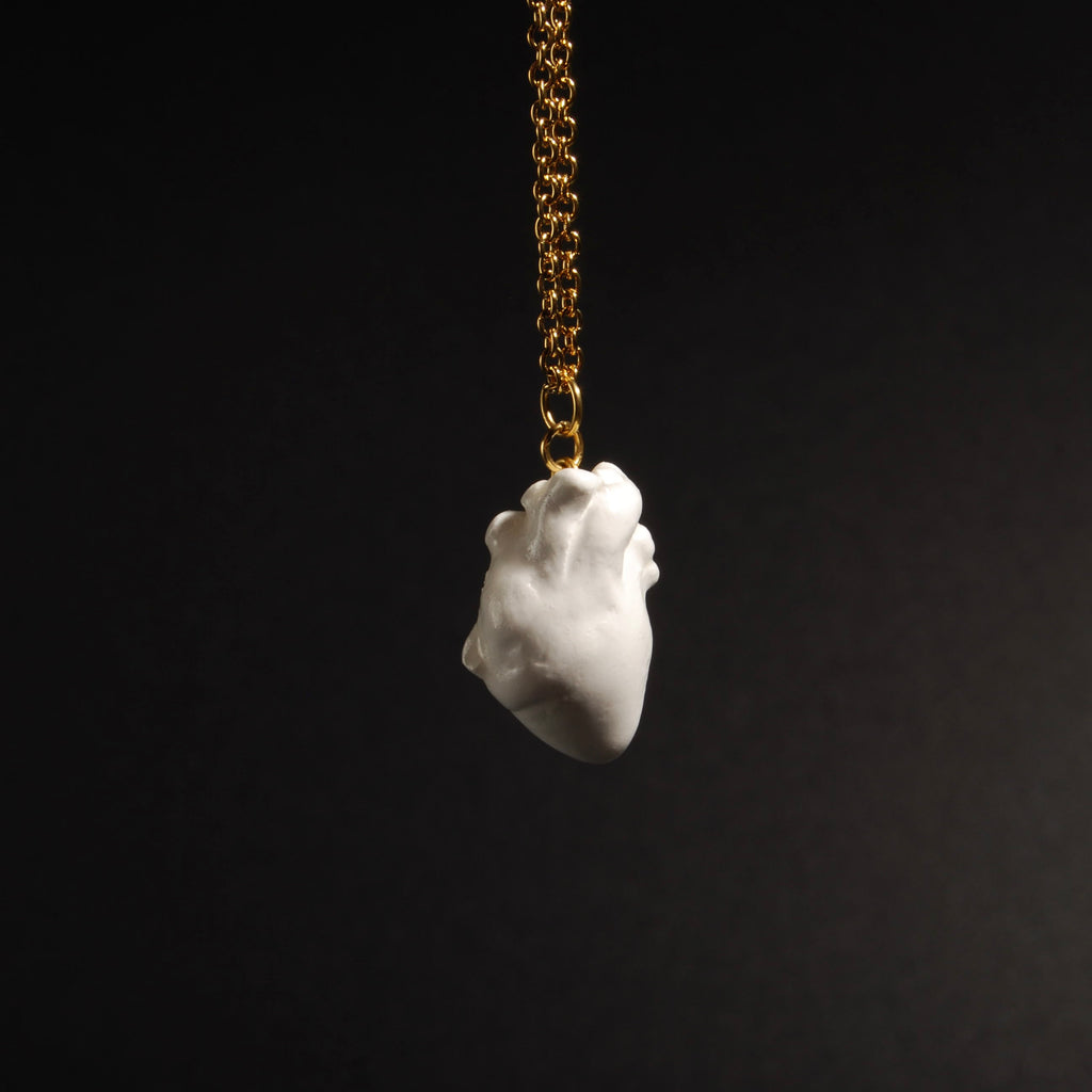 Collana Cuore Anatomico - Catena Sottile