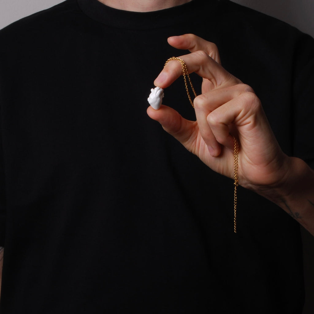 Collana Cuore Anatomico - Catena Sottile