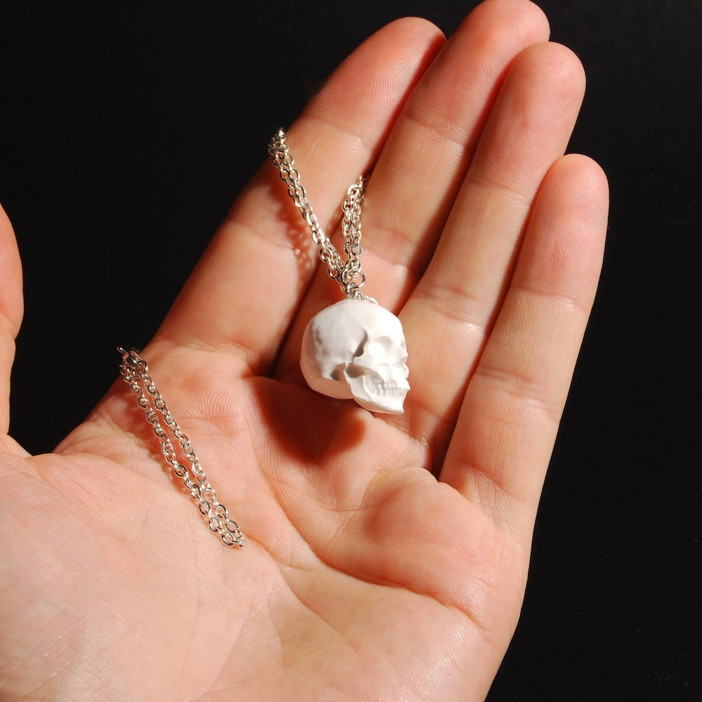 Collana Teschio - Catena Sottile