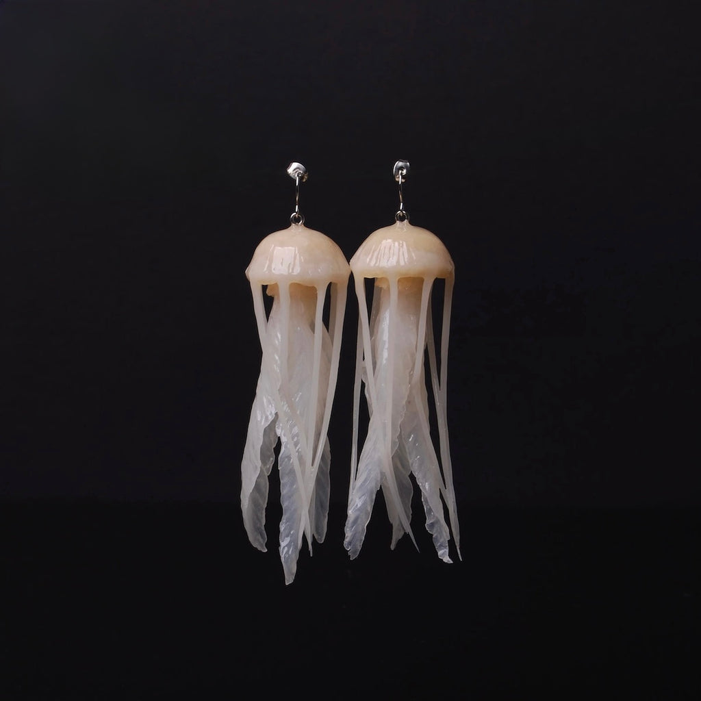 orecchini con meduse marine