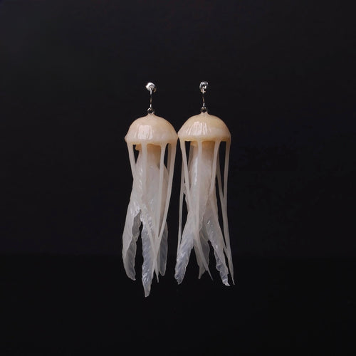 orecchini con meduse marine